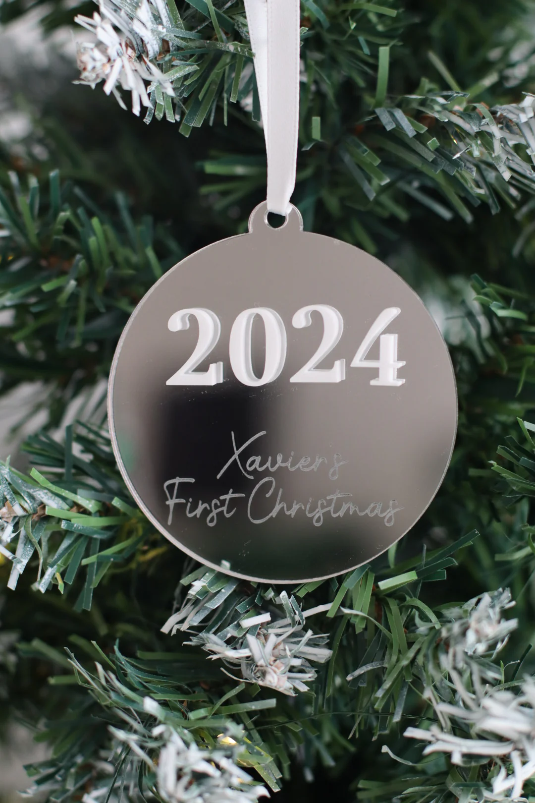 3D Christmas Bauble/Ornament -  Acrylic Year
