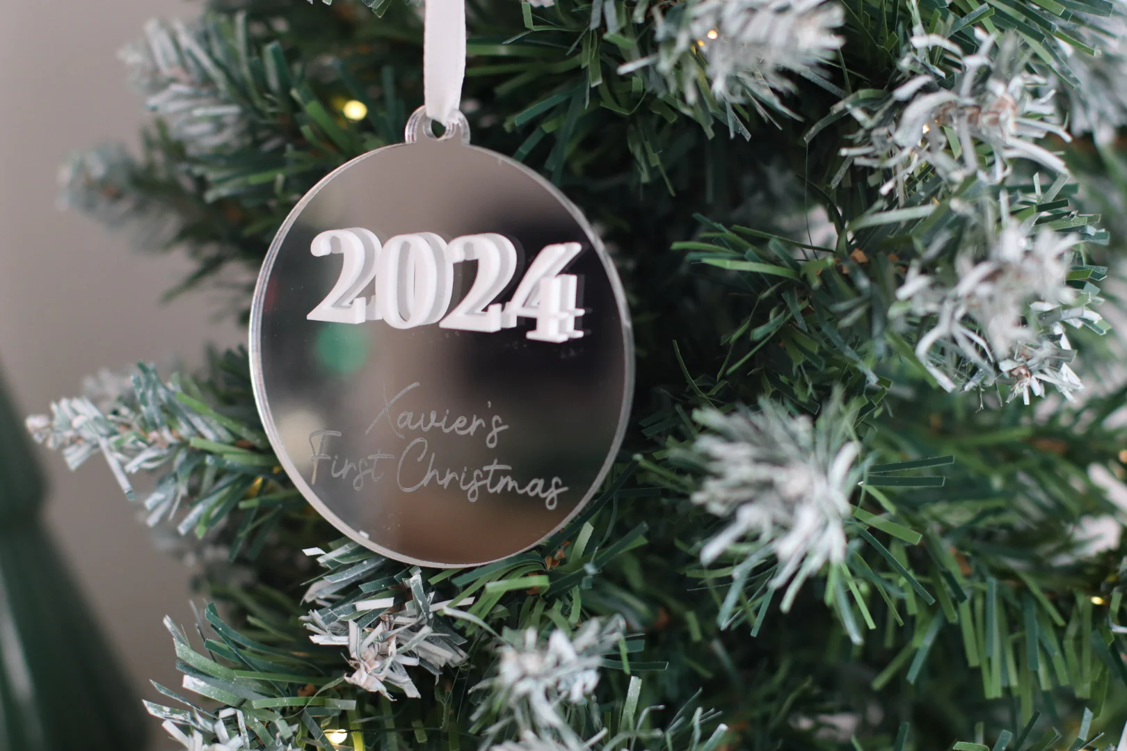 3D Christmas Bauble/Ornament -  Acrylic Year - Image 2