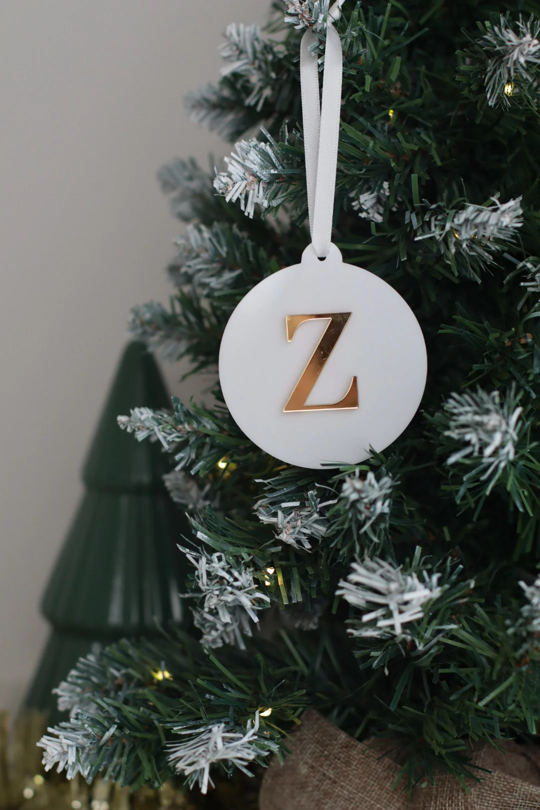 3D Christmas Ornament - Letter