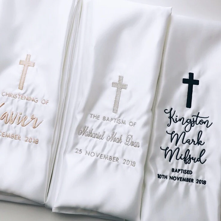 Embroidered Baptism Stole - Image 2