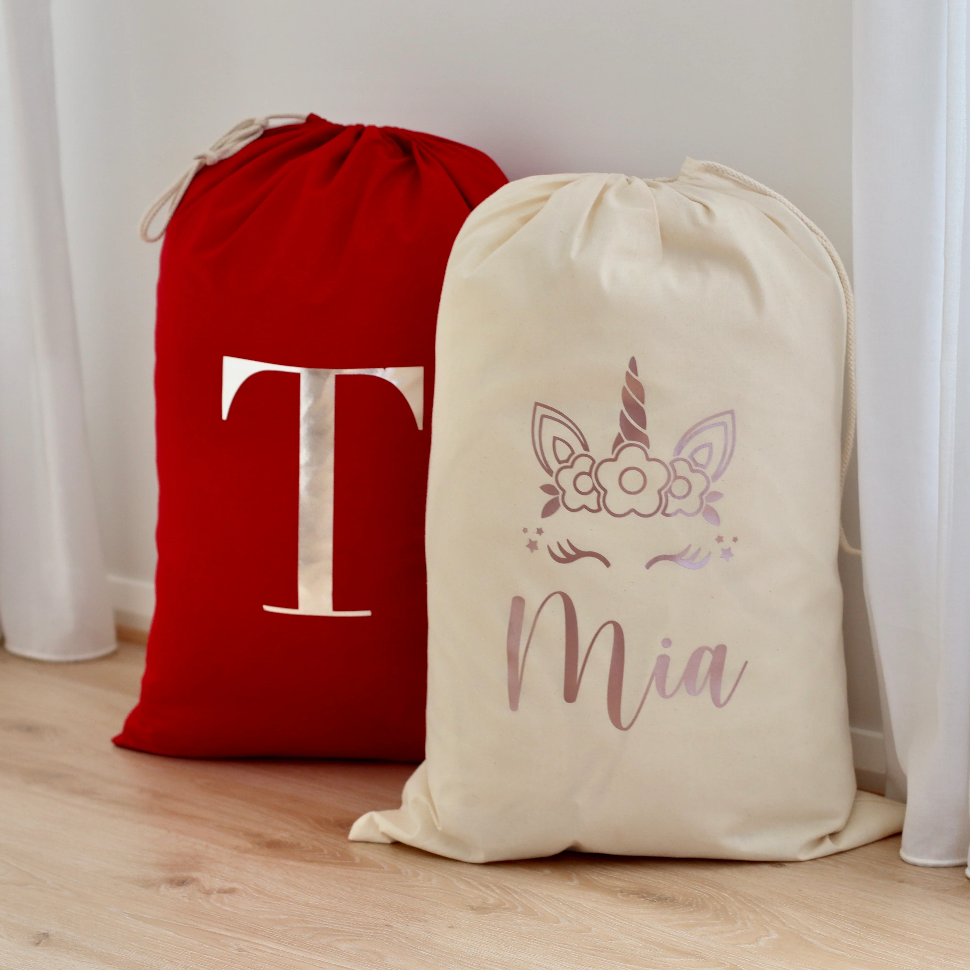 Canvas Personalised Santa Sack - Image 4